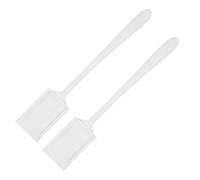 Toyvian 2pcs Parking Card Holder Rods for Car Parking Payment Milky White Plastic Toll Payment Sticks for Vehicle Gate Access Swiping Tool