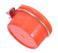 Toyvian 2pcs Parrot Food Cup Plastic Bird Feeder Parrot Cage Feeder Pet Supplies for Cockatiels Conure