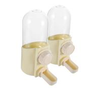 Toyvian 2pcs Parrot Water Feeder Pigeon Waterer Bird Food Accessories Automatic Bird Watering Device Small Pet Bottle for Cage