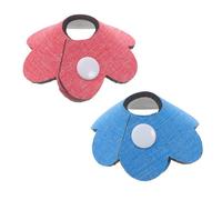 Toyvian 2pcs Pecking Neck Protector for Parrots Budgerigars Lightweight Comfortable Cone to Prevent Self Harm and Promote Healing