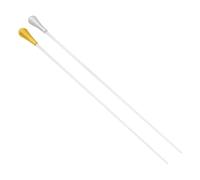 Toyvian 2pcs Performance Conducting Tool for Music Shows Design Easy Manipulation Stylish Silver Colors for Orchestra Directors and Music Teachers