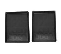 Toyvian 2pcs Pet Cage Tray Plastic Dog Poop Tray for Dog Crate Household Use Easy Clean