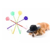 Toyvian 2pcs Pet Trainer Helper Stick Small Mixed Color Elasticity for Dog Cat Training Sound Signal Education Tool for Habit Formation Random Color