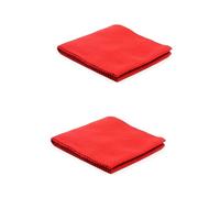 Toyvian 2pcs Piano Keyboard Protective Cover Wool for Piano Red Color Prevents Dirt and Scratches Accessory for Home Use