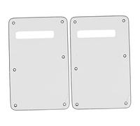 Toyvian 2pcs Pickguard Tremolo Cavity Cover Backplate for Squire Electric Guitar Scratch Protection