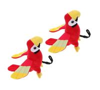 Toyvian 2pcs Pirate Parrot Shoulder Props Realistic Stuffed Bird for Boys Halloween Pirate Costume Accessories Party Role Play