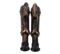 Toyvian 2pcs Pirate Telescope Collapsible Pirate Telescope Decor Plastic