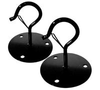 Toyvian 2pcs Plant Hangers Hooks Ceiling Hook 3.5x1.2x1.2inch Carbon Steel Heavy Duty Strong Load-Bearing for Lanterns and Wind Bell Flowerpots Home Decoration