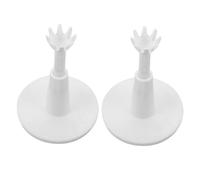 Toyvian 2pcs Plastic Practice Equipment for Driving Range Use Optimized Swing Height for All Skill Levels Compact Lightweight Design
