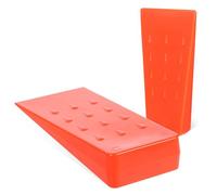 Toyvian 2pcs Plastic Tree Felling Wedges Versatile Design User-Friendly Timber Guide for Garden Pruning and Logging