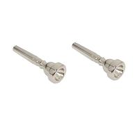 Toyvian 2pcs Precision Crafted Trumpet Mouthpiece for High Register Performances