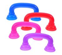 Toyvian 2pcs Pretend Play Phone Portable Early Education Learning Device with Voice Simulation and Interactive Game Mode for Indoor and Outdoor Activities
