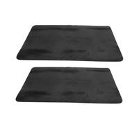 Toyvian 2pcs Professional Close Up Card Mat Non Slip Soft Surface Playing Mat for Card Tricks and Coin Portable Lightweight for Magician Performances