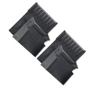 Toyvian 2pcs Professional Hair Clipper Fade Comb with Abs Material and Ergonomic Curve, Precision Hair End Trimming Tool for Barber Shop and Salon Use, Universal Compatibility
