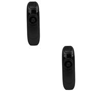 Toyvian 2pcs Professional Kazoo Music Instrument for Boys and Girls and Adults Portable Kazoo for Music Performance Stylish Design Obsidian Easy to Play Instruments