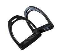 Toyvian 2Pcs Professional Saddle Stirrups Non Slip Wide Sole Plastic Horse Riding Safety Equipment for Adults