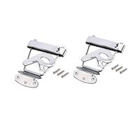 Toyvian 2pcs r Shape Guitar Tailpiece Bridge Metal Replacement for Semi-hollow Jazz Guitar Tailpiece Bridge Replacement Parts Accessory String