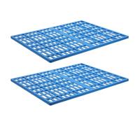 Toyvian 2Pcs Rabbit Cage Foot Pads Plastic Mat ABS Material for Small Pets Cage Flooring Washable and Sturdy