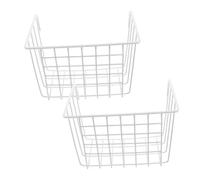 Toyvian 2pcs Rabbit Guinea Pig Hay Feeder Heavy-duty Metal Frame Hay Holder for Bunny Chinchillas for Wall Mounting in Cage