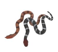Toyvian 2pcs Realistic Snake Toy Simulation Snake Model for Halloween Prank Plastic Creepy Scary Figure Prop for April Fool's Day Garden Decoration and Kids' Trick Play