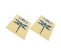 Toyvian 2pcs Removable Guitar Headstock Stickers Fretboard Inlay Decals Guitar Fingerboard Decor for Acoustic Electric Bass