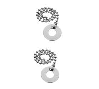 Toyvian 2pcs Replacement Cymbal for Drum Kit Aluminum Alloy Chain Enhance Performance Effect