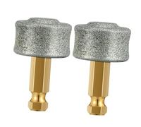 Toyvian 2pcs Replacement Grinding Heads for Electric Claw Nail Tool Alloy Sand Grinding Wheels for Dog Toenail Grooming Efficient Pet Claw Care