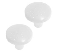 Toyvian 2pcs Replacement Watering Can Sprinkler Nozzle with 24mm Internal Thread, Pe Material and Matte Finish, Round Shape with Even Flow and Clog-Resistant Structure for Garden Plants