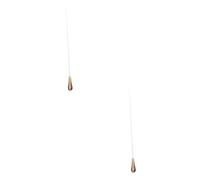 Toyvian 2pcs Resin Orchestra Music Show Performance Conducting Stick for White Epoxy Resin Colors for Conducting Orchestra Music