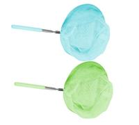 Toyvian 2PCS Retractable Extendable Fishing Nets for Lightweight Telescopic Pole Insect Catching Garden Random Color Random Color