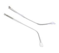 Toyvian 2pcs Retro Eyeglasses Arms Replacement, Metal and Resin Glasses Temple Legs for Eyewear Frames, Stable Fit and Stylish Classic Retro Look, for Daily Wear and Repair