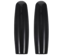 Toyvian 2pcs Reusable Beer Tap Handle Black Plastic Keg Faucet Handle Practical Replacement for Keg Tub and Soda Maker for Beer Festival Time and Home Brews
