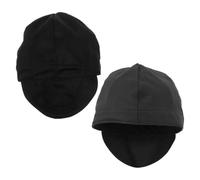 Toyvian 2pcs Reversible Fire Retardant Welding Caps for Men and Women, Lightweight Cotton and Mesh Fabric Welder Beanie Hats, Breathable and Comfortable for Industrial Tasks and Outdoor