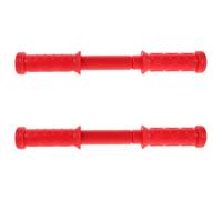 Toyvian 2pcs Rocking Horse Handle Replacement Plastic Boy Girl's Handlebars for Horse Toys Threaded Design Fits for Playtime Secure Grip Boys and Girls Rocker Accessory