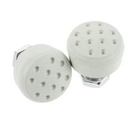 Toyvian 2pcs Roller Skate Toe Stoppers for Quad Skates with Adjustable 15.2mm Bolt, Rubber and Aluminum Alloy Material, Wear Resistant and Enhanced Safety for Everyday Fun and Street