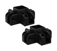 Toyvian 2pcs Roof Centre Bracket for Rv Awning Tent Support Rod Connectors Scratch-resistant Coated Camping Canopy Replacement Parts Easy Assembly Outdoor Awning Accessories