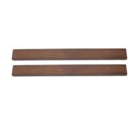 Toyvian 2pcs Rough Sawn Wood Rectangle Lumber Strips 20x50x500mm Coffee Colour Pressure Treated Timber Planks Enhanced Friction Grip for Crafts and Hobby Use