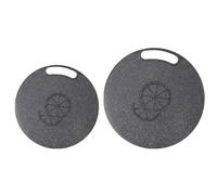 Toyvian 2pcs Round Marble Effect Bread Chopping Boards Made of Sturdy Pp Material, Easy to Clean and Can Be Hung, for Home Use with Fruit and Vegetable Cutting
