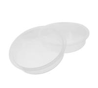 Toyvian 2pcs round Replacement Bird Bath Bowls for Hummingbird and Bird Feeding Weather-resistant White Pp Water Bowls