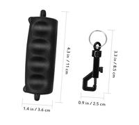 Toyvian 2pcs Rubber Arrow Puller Remover Tools with Ergonomic Finger Grip Non-slip Archery Accessory for Arrows Hand Protection