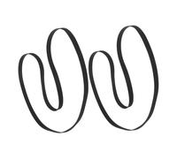 Toyvian 2pcs Rubber Flat Belts 235mm Drive Belt Replacement for Record Player and Cassette Player Black Rubber Material to Improve Sound Quality and Replace Old Or Broken for Open Reel