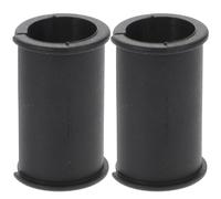 Toyvian 2pcs Rubber Microphone Protective Cover Recording Mic Rubber Gasket Black Easy to Put and Remove Protect Microphone from Slipping and Loosening for Live Streaming and Video