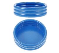 Toyvian 2pcs Scale Dollhouse Swimming Pool Sand Table Props for DIY Fairy Garden Summer Realistic Tropical Vibe