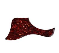 Toyvian 2pcs Self-adhesive Guitar Pickguard Tortoise Shell Acoustic Protector Scratch-resistant Decal Replacement for Guitarists for Acoustic Instruments
