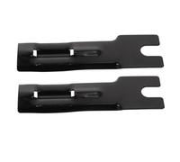 Toyvian 2Pcs Shaped Safety Flagpole Brackets for Bicycle Durable Iron Material with Smooth Surface Strong Wind Resistant Triangular Mounting Racks for Secure Flag Fixing