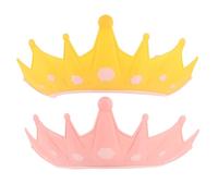 Toyvian 2pcs Shower Cap for Babies Toddler Shower Visor Lightweight Soft Pp Tpe Material Adorable Cute Visor Shape Bath Time Protection for Baby Boys and Girls