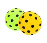 Toyvian 2pcs Silent Stress Balls Soft PU Foam Hand Therapy Squeeze Balls for Stress Relief Relaxation Exercise Indoor Play Non Noisy Sensory