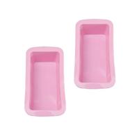 Toyvian 2pcs Silicone Baking Mold Bread Mould Rectangular 6.42x3.35x1.97 Inch Food Grade Silicone Reusable Easy to Clean for Baking Lovers Kitchen Use