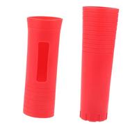 Toyvian 2pcs Silicone Microphone Cover Slip Mic Handle Sleeve for Wireless Handheld Microphone Replacement