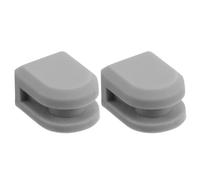 Toyvian 2pcs Silicone Noise Reduction Pads for Turntable and Audio Equipment, Vibration Reduction and Easy Installation, White Record Player Cushions for Home Décors and Music Space